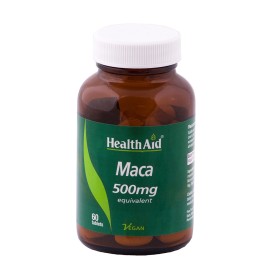 HEALTH AID Maca 500mg Equivalent, Τόνωση & Ευεξία Του Οργανισμού - 60tabs