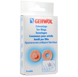 GEHWOL Toe Ring, Στρογγυλά Προστατευτικά Επιθέματα Δακτύλων - 9τεμ