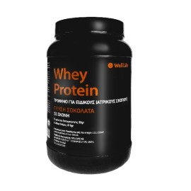 WELLLIFE Whey Protein ,Συμπλήρωμα Διατροφής με Πρωτεΐνη Ορού Γάλακτος με Γεύση Σοκολάτα -810gr