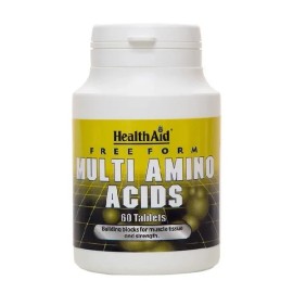 HEALTH AID Μulti Amino Acids, Συμπλήρωμα Διατροφής Αμινοξέων -60 tabs