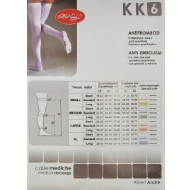 LABORATORI PIAZZA Αντιθρομβωτικές Κάλτσες Ριζομηρίου 700, 18-24 MmHG, XLarge/ Standard - 1ζεύγος