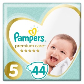 PAMPERS Premium Care No 5 (11-16 Kg) - 44τμχ