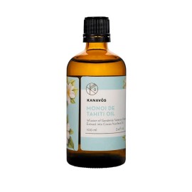 KANAVOS Monoi De Tahiti Oil, Έλαιο Εκχυλίσματος Ανθέων Γαρδένιας Ταϊτής σε Οργανικό Έαιο Καρύδας - 100ml