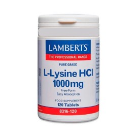 LAMBERTS L-Lycine HCI 1000mg - 120tabs
