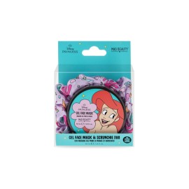 MAD BEAUTY Princess Gel Face Mask & Scrunchie Duo, Ariel, Μάσκα Προσώπου & Λάστιχο Μαλλιών - 2τεμ