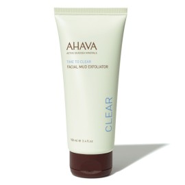 AHAVA Time to Clear Facial Mud Exfoliator, Καθαριστική Κρέμα Απολέπισης Προσώπου - 100ml