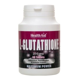HEALTH AID L-Glutathione 250mg, Γλουταθειόνη - 60tabs
