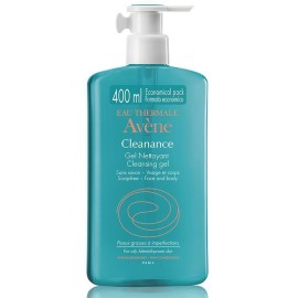 AVENE Cleanance Gel Nettoyant, Τζελ Καθαρισμού για το Λιπαρό Δέρμα - 400ml