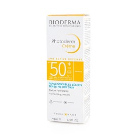 BIODERMA Photoderm Cream SPF50+, Αντηλιακή Κρέμα Προσώπου για Ευαίσθητο Δέρμα - 40ml