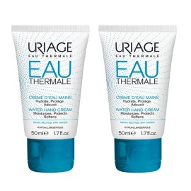 URIAGE Promo Eau Thermal Water Hand Cream, Ενυδατική και Προστατευτική Κρέμα Χεριών -2x50ml