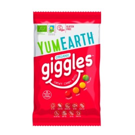 YUMEARTH Βιολογικό Giggles, Μαλακές Μπουκιές Καραμέλας -40gr