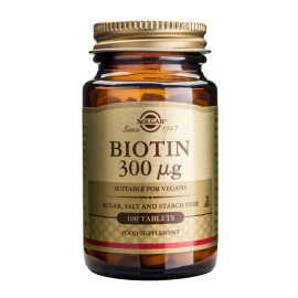 SOLGAR Biotin 300μg - 100tabs