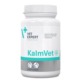 VET EXPERT KalmVet, Συμπλήρωμα Διατροφής για Σκύλους & Γάτες - 60caps