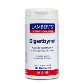 LAMBERTS Digestizyme, Συμπλήρωμα Διατροφής με Πεπτικά Ένζυμα - 100caps
