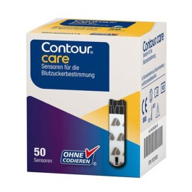 ASCENSIA Contour Care, Ταινίες Μέτρησης Σακχάρου για Χρήση με τον Μετρητή Σακχάρου -50τεμ