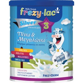 FREZYLAC Silver 3, Ρόφημα Αγελαδινού Γάλακτος σε Σκόνη από τον 12ο Μήνα - 400gr