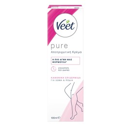 VEET Pure Αποτριχωτική Κρέμα για Κανονική Επιδερμίδα - 100ml