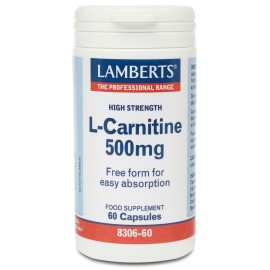 LAMBERTS L-Carntitine 500mg, Καρνιτίνη - 60caps