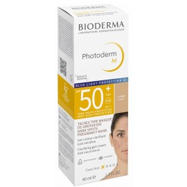 BIODERMA Photoderm Μ SPF50+ Light Gel Creme, Αντηλιακή Κρέμα Τζελ με Χρώμα για Ευαίσθητο Δέρμα - 40ml