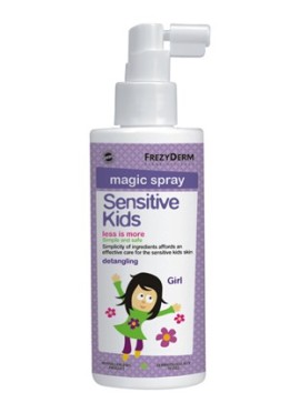 FREZYDERM Sensitive Kids Magic Spray, Λοσιόν για Εύκολο Χτένισμα - 150ml