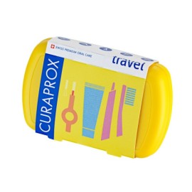 CURAPROX Travel Set 0121, Πακέτο Στοματικής Υγιεινής Ταξιδίου, Κίτρινο