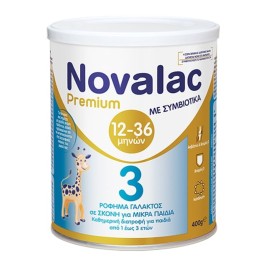 NOVALAC Premium 3, Γάλα σε Σκόνη με Συμβιοτικά για Βρέφη από 12-36m+ -800g