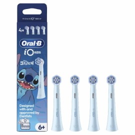 ORAL- B iO Kids 6+ Ανταλλακτικές Κεφαλές Οδοντόβουρτσας, Stitch - 4τεμ