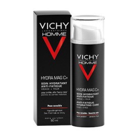 VICHY Homme Hydra  Mag C+ Κρέμα Προσώπου για Ευαίσθητες Επιδερμίδες 50ml