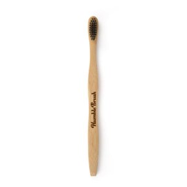 THE HUMBLE CO Humble Brush, Οδοντόβουρτσα Bamboo Ενηλίκων - Medium Μαύρη