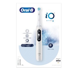 ORAL B iO Series 6 White, Ηλεκτρική Οδοντόβουρτσα Λευκή & Δώρο Θήκη Ταξιδίου