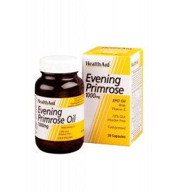 HEALTH AID Evening Primrose 1000mg, Συμπλήρωμα Διατροφής με Έλαιο Νυχτολούλουδου - 30caps