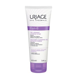 URIAGE Gyn- 8 Intimate Soothing Cleansing Gel, Καταπραϋντικό Τζελ Καθαρισμού της Ευαίσθητης Περιοχής - 100ml