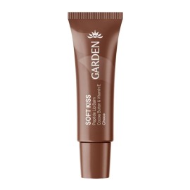 GARDEN Soft Kiss Peptide Lip Balm Choco, Ενυδατικό Χειλιών με Πεπτίδια & 10 Φυτικά Έλαια -7ml
