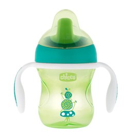 CHICCO Training Cup 6m+, Εκπαιδευτικό Κύπελλο με Λαβές - 200ml