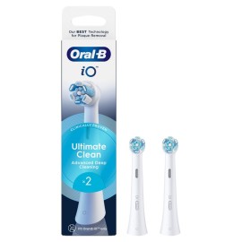 ORAL-B iO Ultimate Clean White, Ανταλλακτικές Κεφαλές - 2τεμ