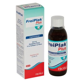 FROIKA Froiplak, Στοματικό Διάλυμα Κατά της Μικροβιακής Πλάκας & του Ερεθισμού των Ούλων, Χλωρεξιδίνη 0,2%  - 250ml