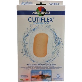 MASTER AID Cutiflex Waterproof Αδιάβροχες, Αυτοκόλλητες Γάζες 10.5x15 5τμχ