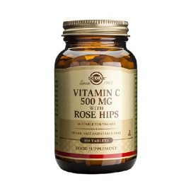 SOLGAR Vitamin C 500mg with Rose Hips - 100tabs