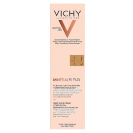 VICHY MineralBlend Hydrating Fluid Foundation (12-Sienna) - 30ml