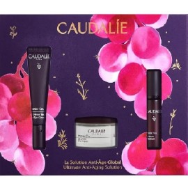 CAUDALIE Promo Premier Cru Ultimate Anti-Aging Solution/ Κρέμα Ματιών -15ml & ΔΩΡΟ Κρέμα Αντιγήρανσης -15ml & Αντιγηραντικός Ορός -10ml, 1σετ
