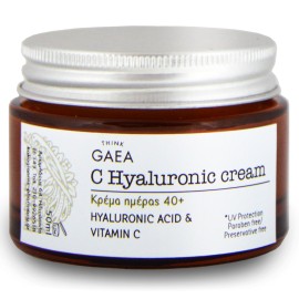 THINK GAEA C Hyaluronic Cream, Αντιρυτιδική Κρέμα Ημέρας - 50ml