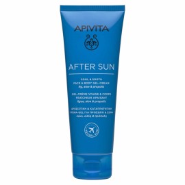 APIVITA After Sun Δροσιστική Ενυδατική Κρέμα-gel Προσώπου & Σώματος, Travel Size - 100ml