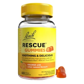 BACH Rescue Gummies, Orange, Ζελεδάκια με Συνδυασμό 5 Ανθοϊαμάτων - 60τεμ