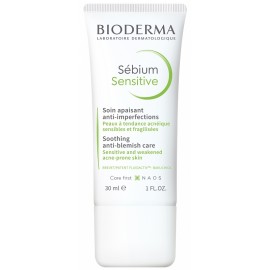 BIODERMA Sebium Sensitive Soothing Anti- Blemish Care, Κρέμα για Ευαίσθητο με Τάση Ακμής Δέρμα - 30ml