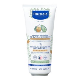 MUSTELA Detangling & Nourishing Shampoo, Σαμπουάν για ξεμπέρδεμα και θρέψη / Μακριά, κυματιστά ή σγουρά μαλλιά -200 ml