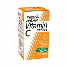 HEALTH AID Prolonged Release Vitamin C 1000mg, Βραδείας Αποδέσμευσης - 100tabs