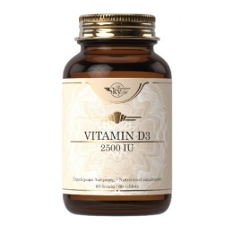SKY PREMIUM LIFE Vitamin D3 2500IU, Συμπλήρωμα Διατροφής για Γερά Οστά & Δυνατό Ανοσοποιητικό - 60tabs