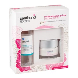 PANTHENOL Extra Day Cream SPF15 Ενυδατική Κρέμα Ημέρας SPF15 - 50ml & ΔΩΡΟ Panthenol Extra Micellar True Cleanser 3 in 1 - 100ml