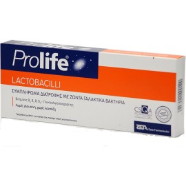 PROLIFE Lactobacilli, Συμπλήρωμα Διατροφής με Προβιοτικά, Πρεβιοτικά & Βιταμίνες - 7 φιαλίδια
