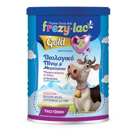 FREZYLAC Gold 3, Βιολογικό Αγελαδινό Γάλα Από τον 12ο Μήνα - 900gr